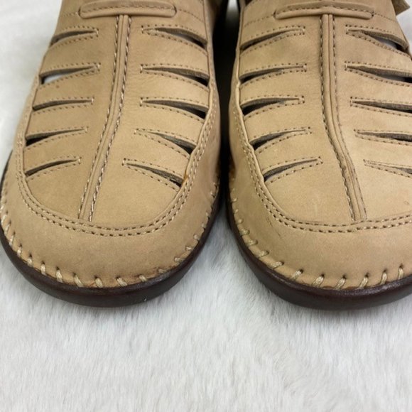 I Love Comfort Aylwin Leather Slingback Hook‎ and Loop Sandals, size 8.5 - Picture 4 of 13